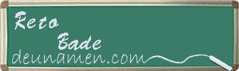 Reto Bade Visitenkarte